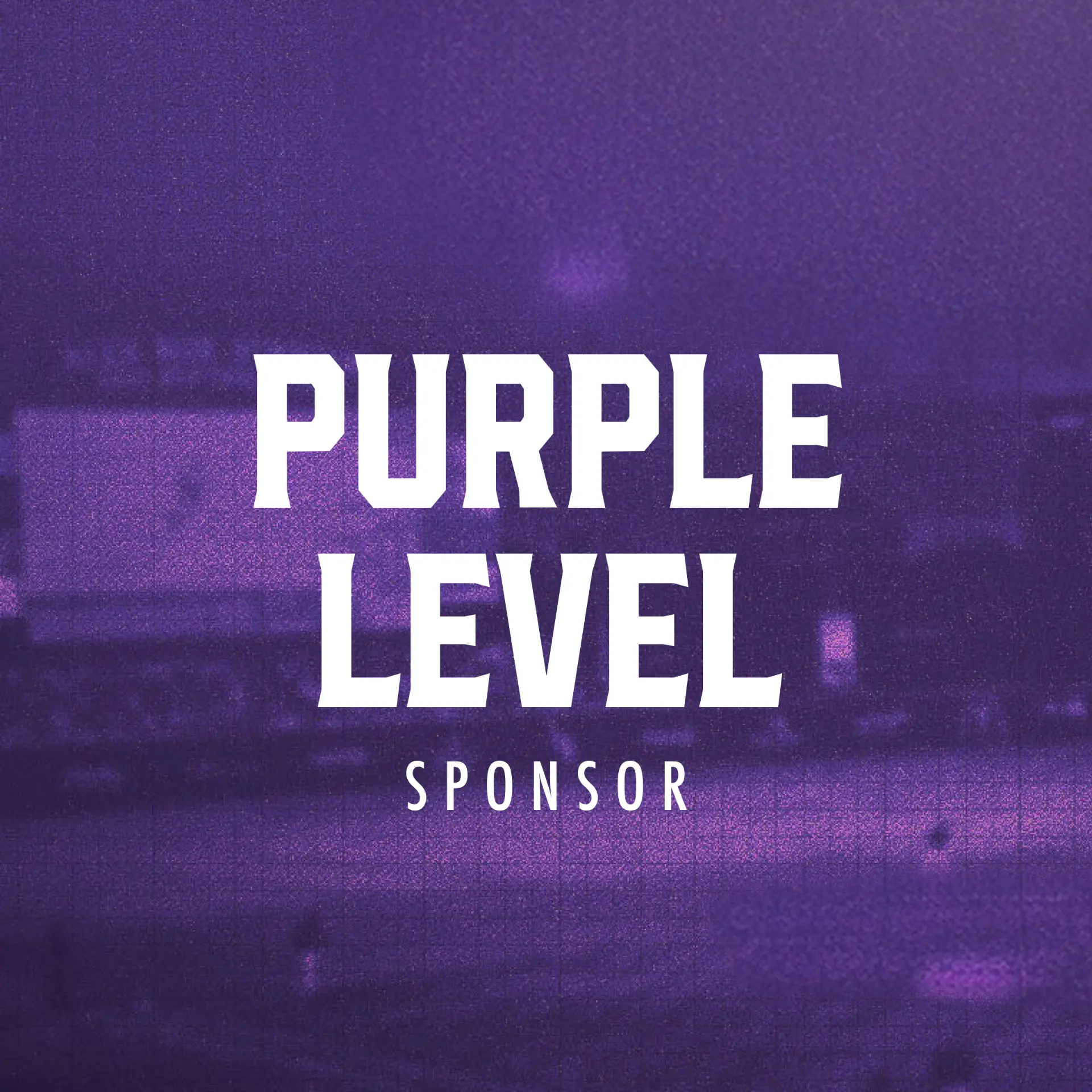 Purple Level Sponsor